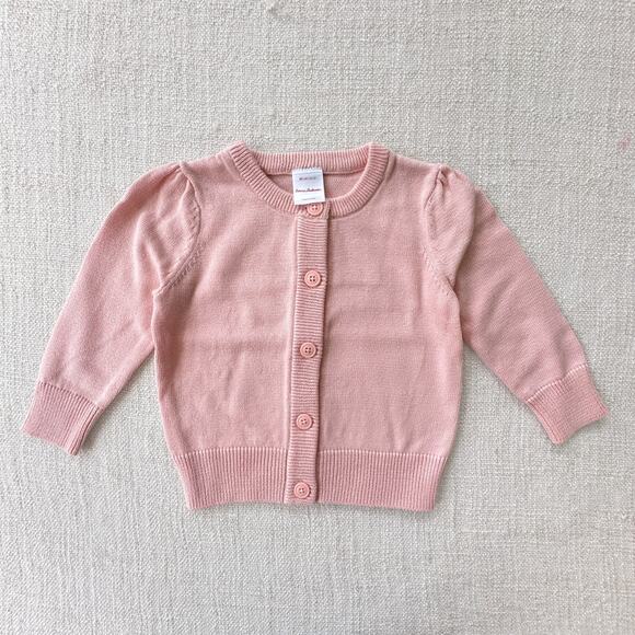 NWT Hanna Andersson Pink Cotton Cardigan - Picture 1 of 7